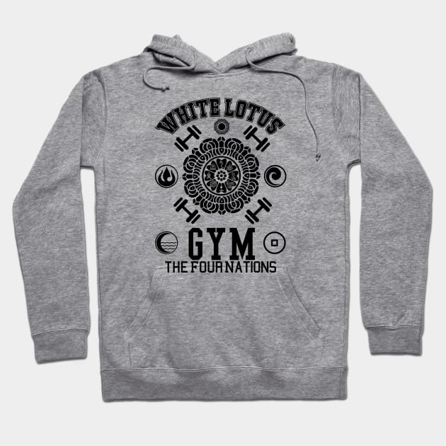 Order of the White Lotus Gym Hoodie by Silentrebel